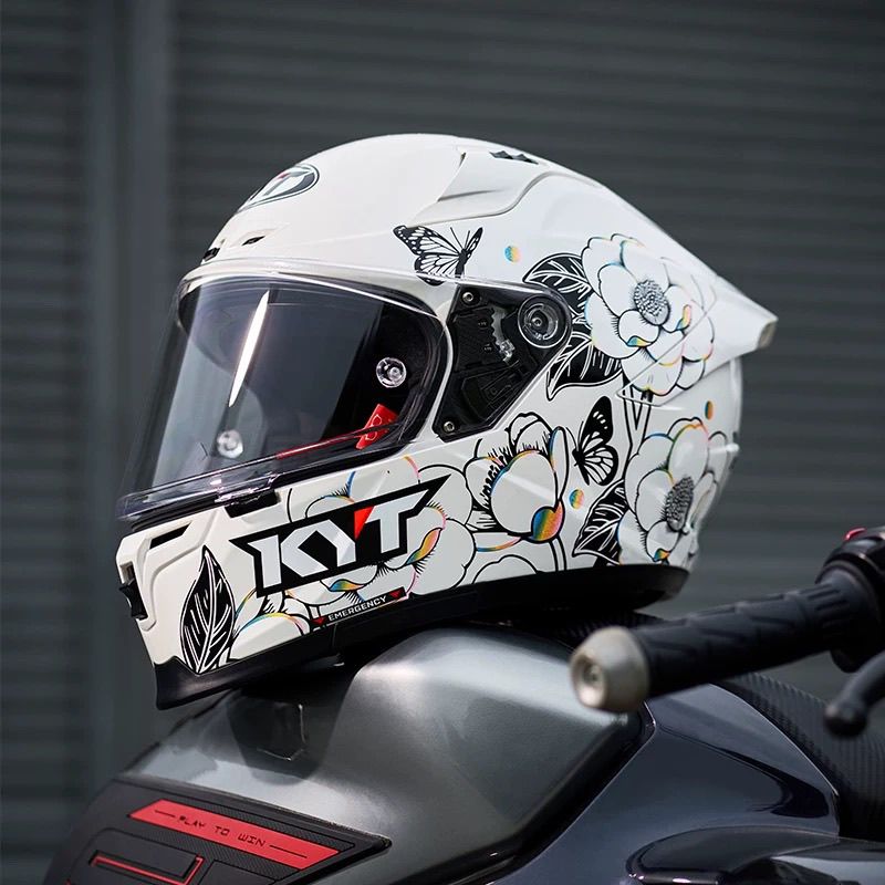 Carbon Fiber Lightweight Motorcycle Helmet - HOT KYT ST Carbonfaser Motorradhelm Professioneller