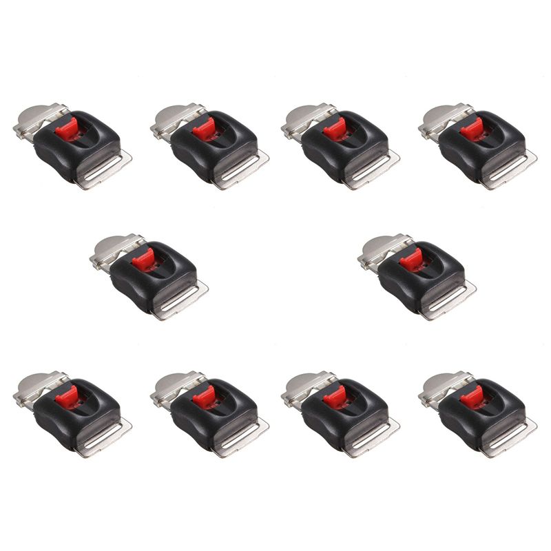 Quick Release Buckle Motorcycle Helmet - AB56-10X Universeller Motorradhelm-Clip-Riemen Schnellverschluss-Schnalle Neu