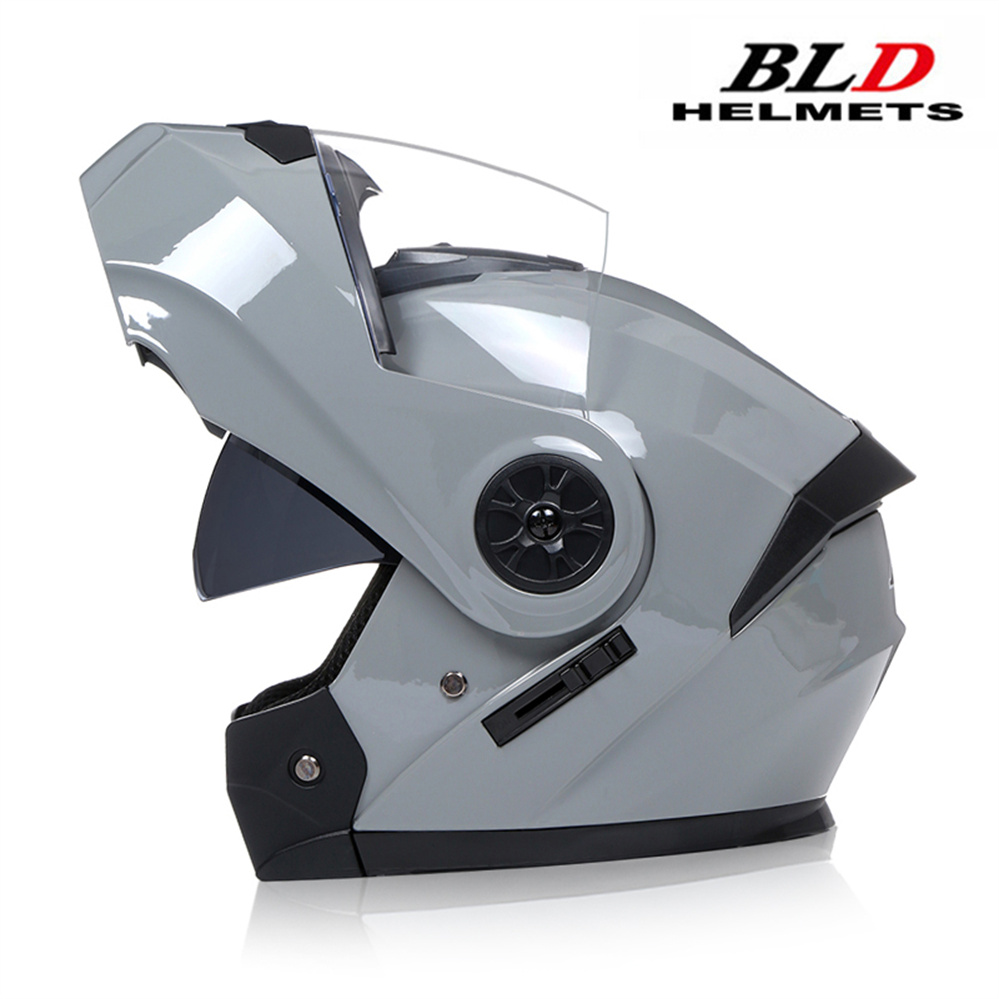 Modular Flip Up Motorcycle Helmet Dot Approved - Modularer Doppellinsen-Motorradhelm, neueste Flip-Gesichtssicherheit, Capacete Professional