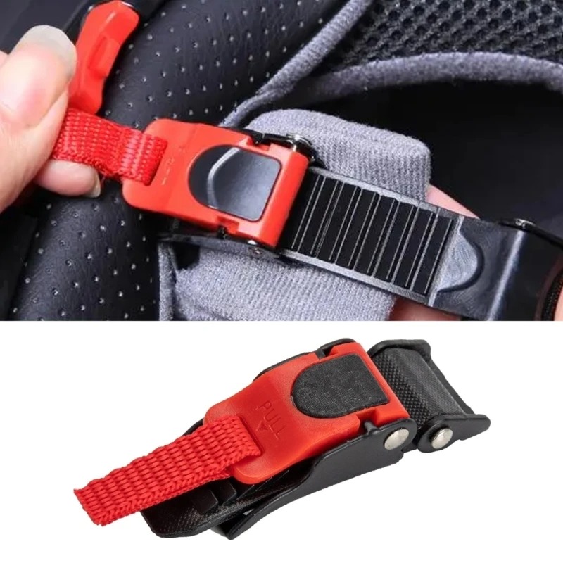 Quick Release Buckle Motorcycle Helmet - Helm-Schnellverschluss-Schnallen-Ersatzset, Universelles Verstellbares Helmriemen-Clip-Zubehör für Motorrad-,