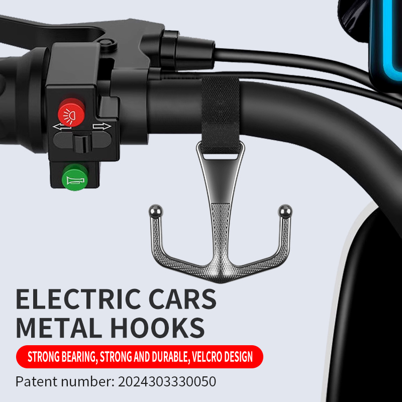 Motorcycle Helmets - Elektrischer Fahrradhaken, vorderes Universal-Motorrad, Fahrrad, Metall-Aufhängehaken,