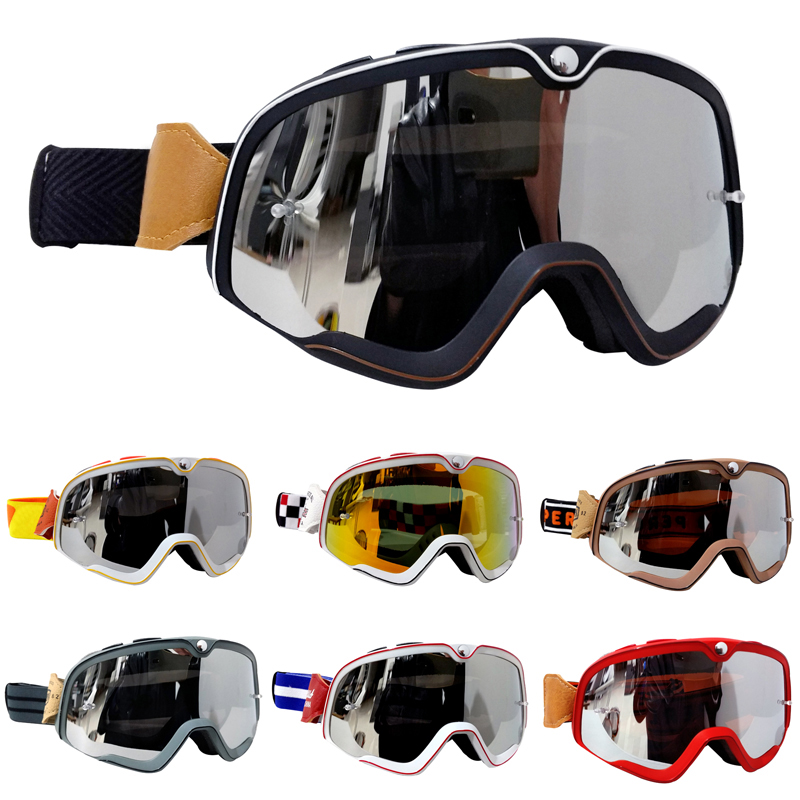 Off Road Motocross Helmet Goggles Set - Retro Motocross Brille MX Off Road