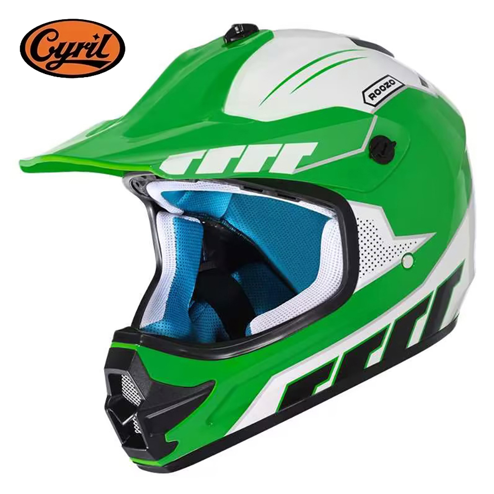 Off Road Motocross Helmet Goggles Set - Kinder-Motocross-Ausrüstungsset mit Helm, Schutzbrille und Handschuhen