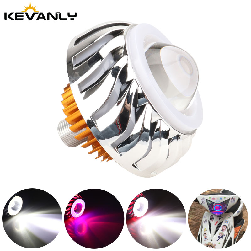 Universal Motorcycle Led Headlight Projector - 1 stücke Auto Motorrad Scheinwerfer Dual
