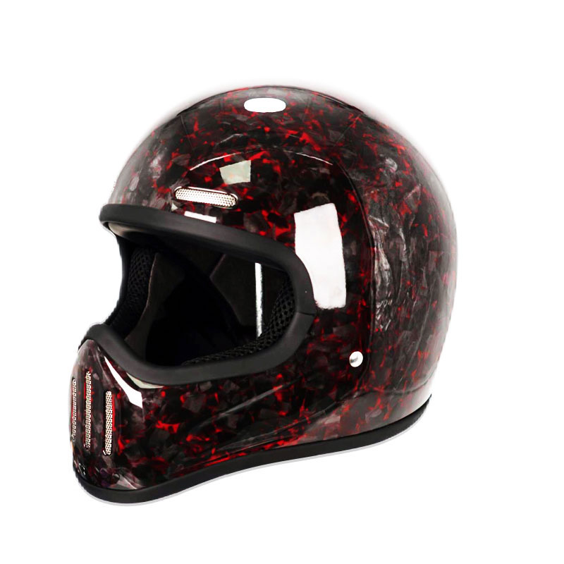 Neuer Retro-Integralhelm aus K – Carbon Fiber Lightweight Motorcycle Helmet Bewertung und Preis