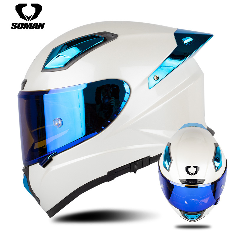 Soman Motorradhelm aus Kohlefa – Carbon Fiber Lightweight Motorcycle Helmet Bewertung und Preis