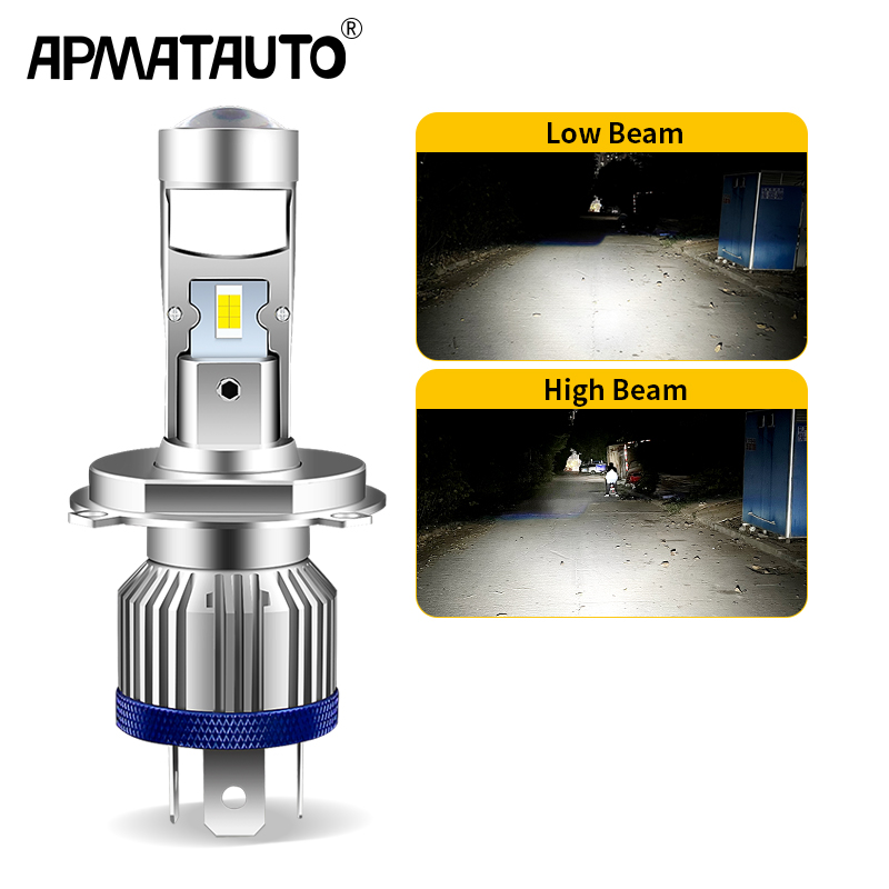 H4 HS1 LED Motorrad Scheinwerf – Universal Motorcycle Led Headlight Projector Bewertung und Preis