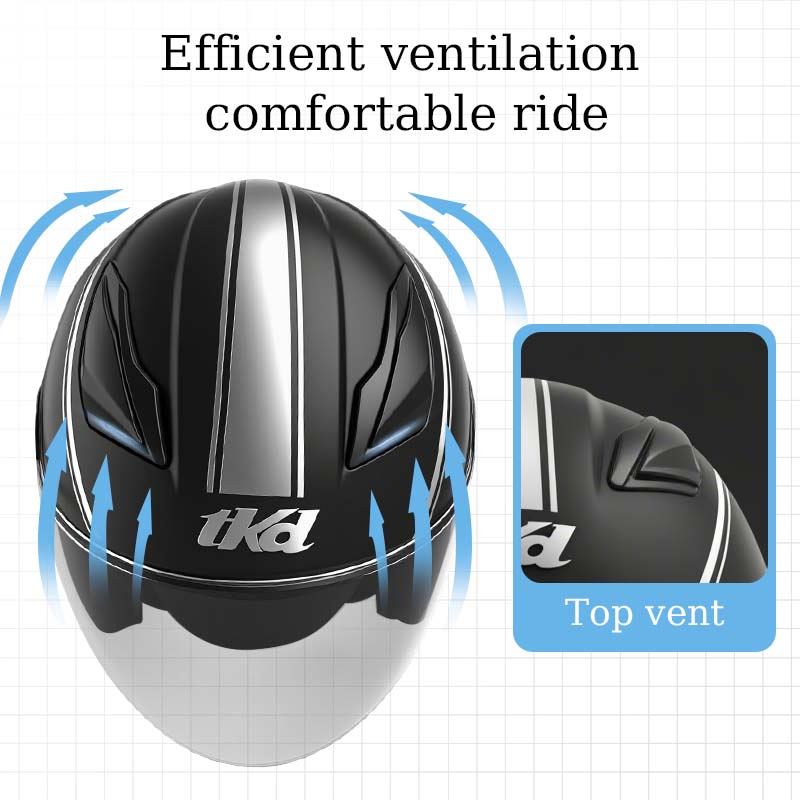 Motorrad-Doppelvisier-Klapphel – Dual Visor Motorcycle Racing Helmet Bewertung und Preis
