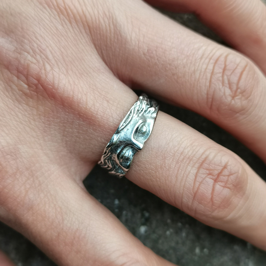 Kreative Venus Halbmaske Ring  – Vintage Open Face Retro Helmet Bewertung und Preis