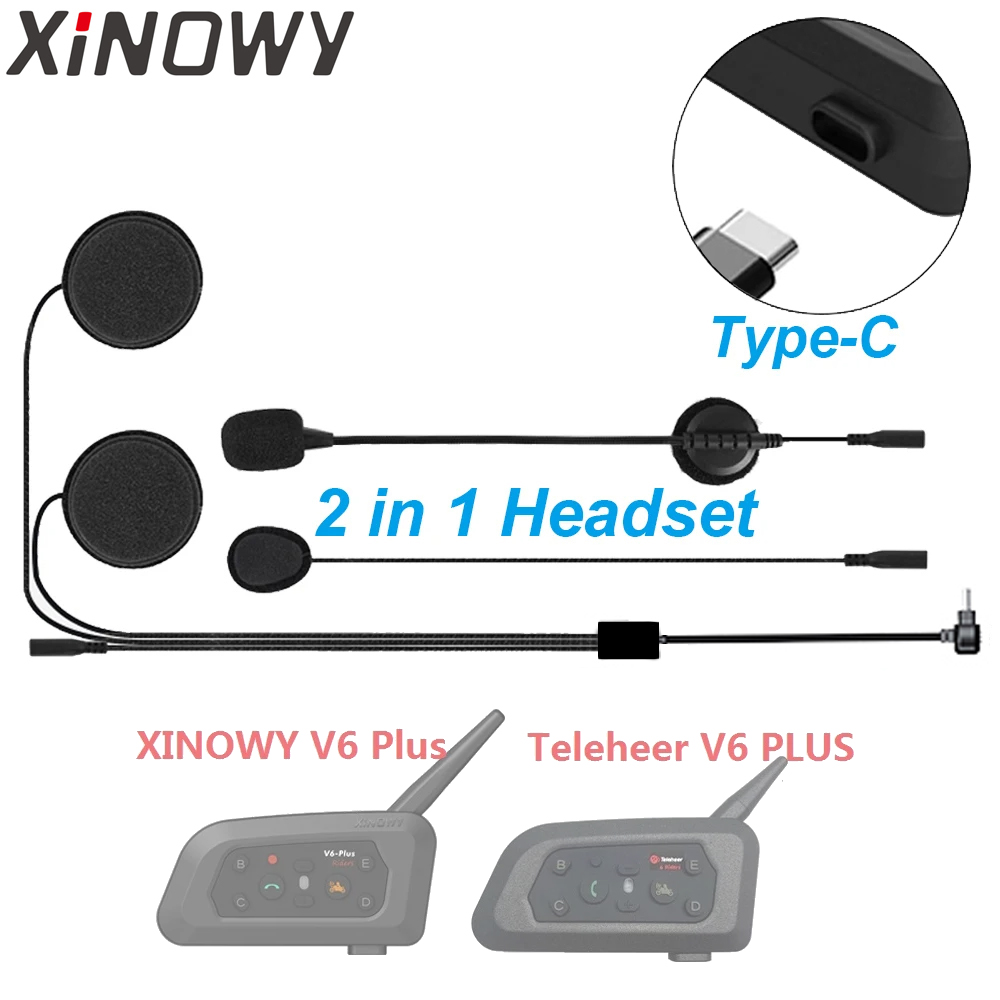 Typ-C-Kopfhörer-Lautsprecher-Z – Universal Motorcycle Helmet Intercom Headset Bewertung und Preis