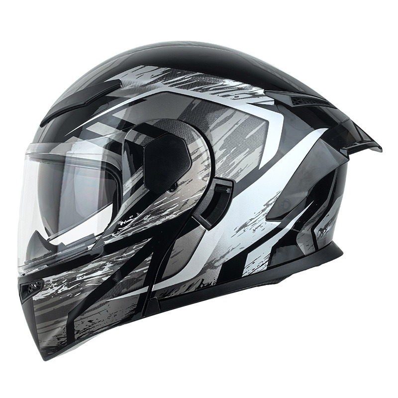 Modularer Klapphelm mit Doppel – Modular Flip Up Motorcycle Helmet Dot Approved Bewertung und Preis
