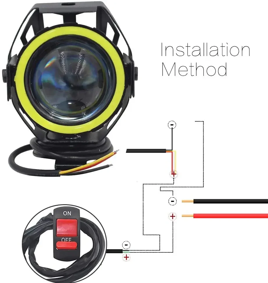 U7 LED Hilfs Helle Motorrad An – Universal Motorcycle Led Headlight Projector Bewertung und Preis