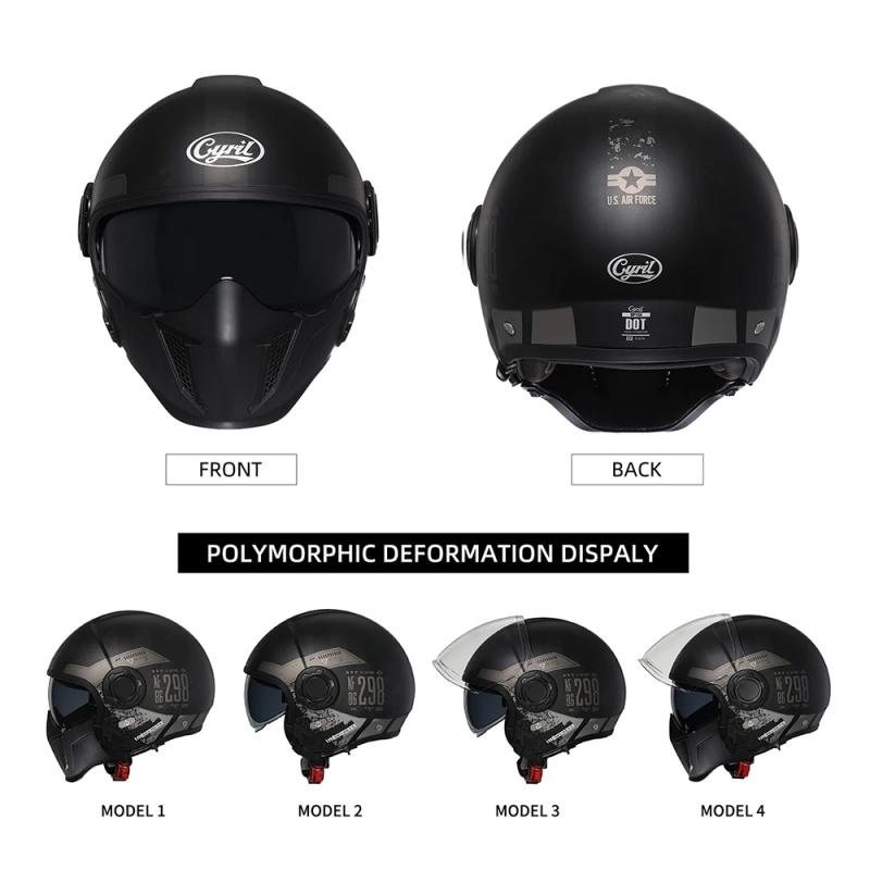 OP12A Modularer Motorradhelm,  – Quick Release Buckle Motorcycle Helmet Bewertung und Preis
