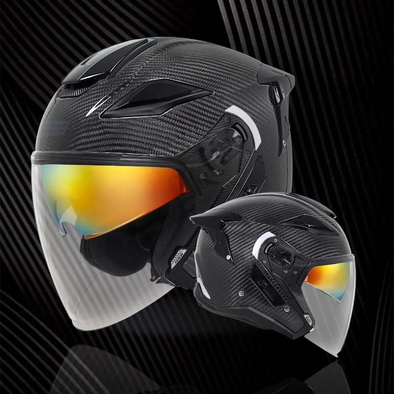 GSB Carbonfaser-Motorradhelm f – Carbon Fiber Lightweight Motorcycle Helmet Bewertung und Preis