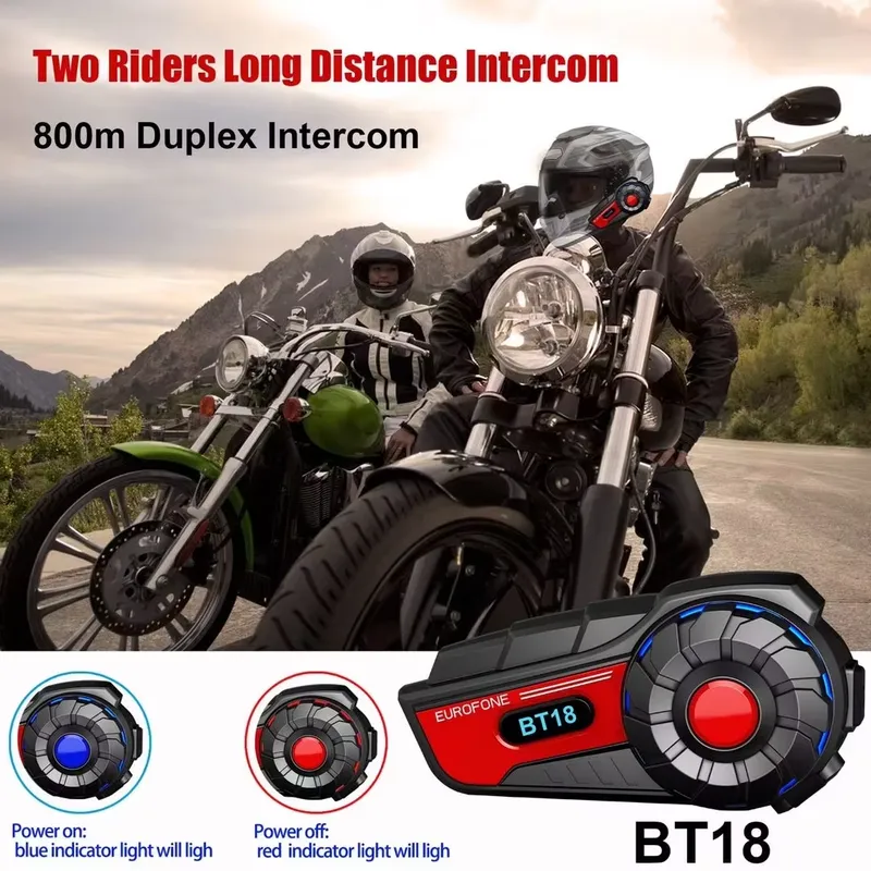 BT18 Motorradhelm-Intercom IP6 – Motorcycle Helmets Bewertung und Preis