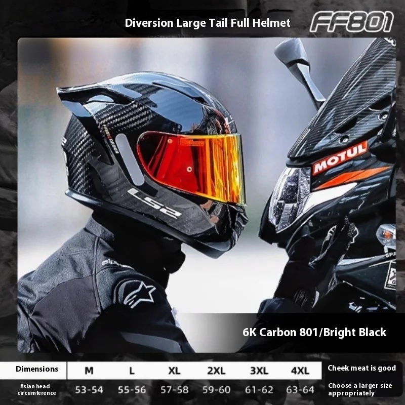 LS2 Carbonfaser-Integralhelm f – Carbon Fiber Lightweight Motorcycle Helmet Bewertung und Preis