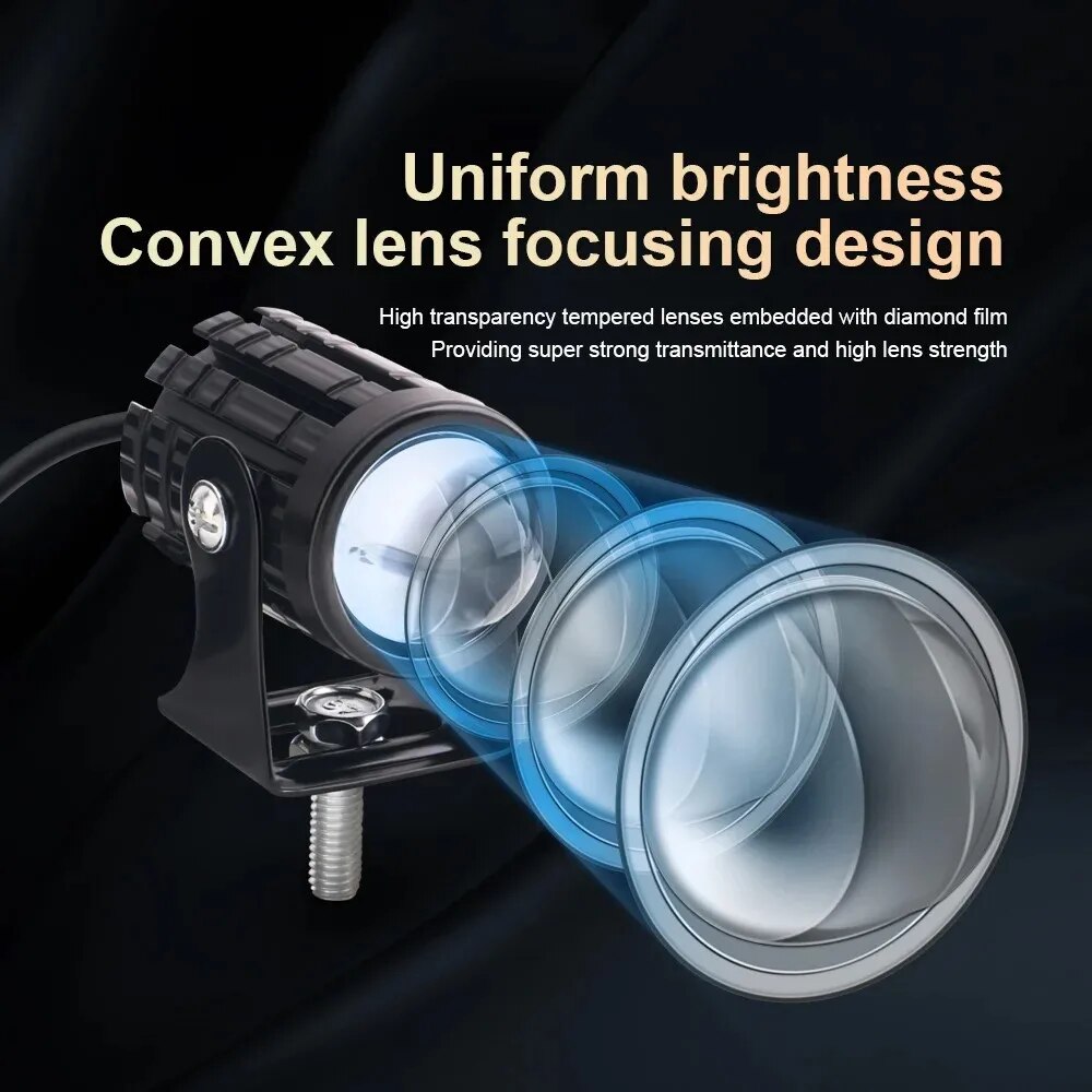 Universeller Motorrad-LED-Sche – Universal Motorcycle Led Headlight Projector Bewertung und Preis