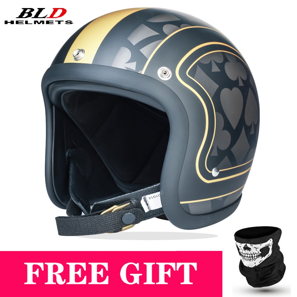 Low Profile Japan Korea Stil M – Vintage Open Face Retro Helmet Bewertung und Preis