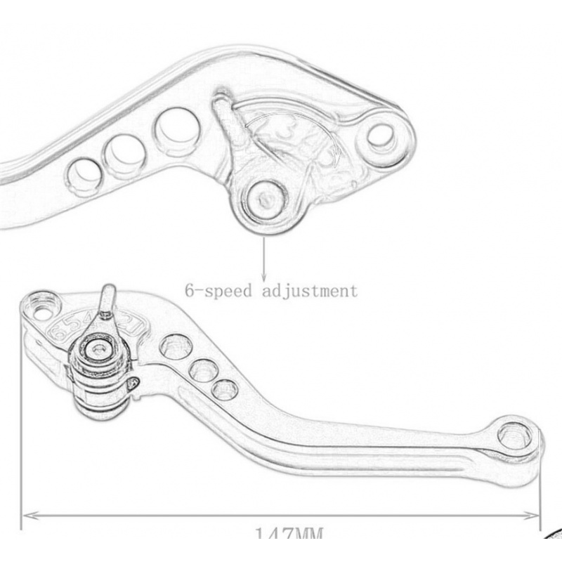 Für GROM MSX125 MSX125 2014-20 – Cnc Aluminum Adjustable Brake Clutch Levers Bewertung und Preis