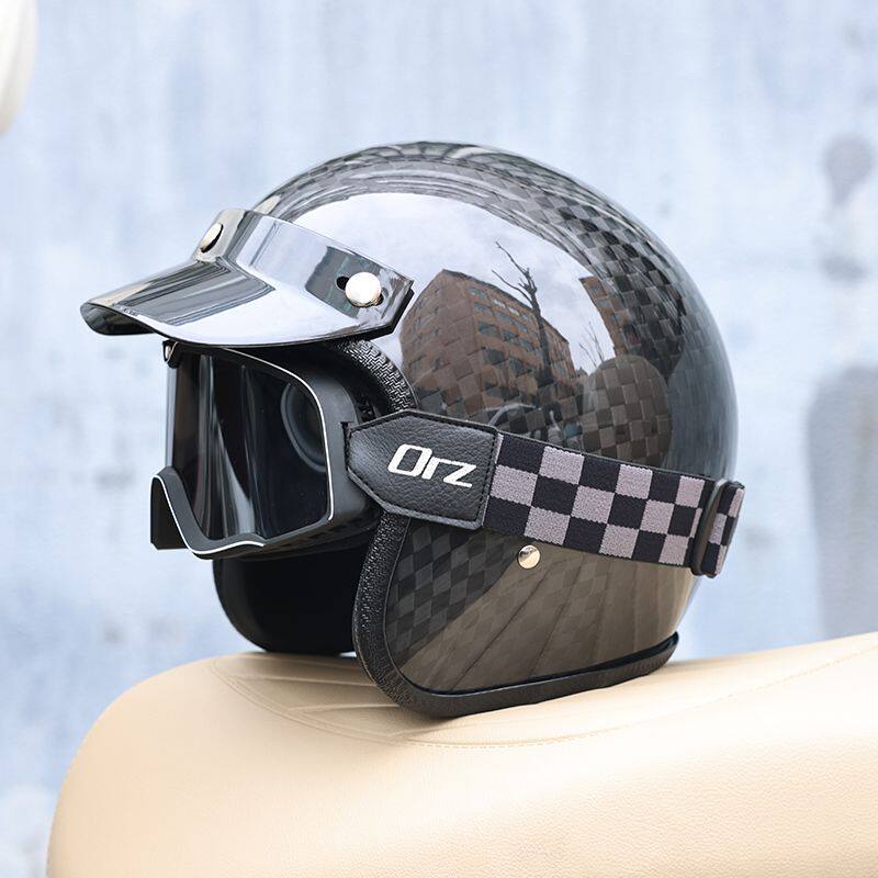 2026 Carbonfaser Vintage Motor – Carbon Fiber Lightweight Motorcycle Helmet Bewertung und Preis