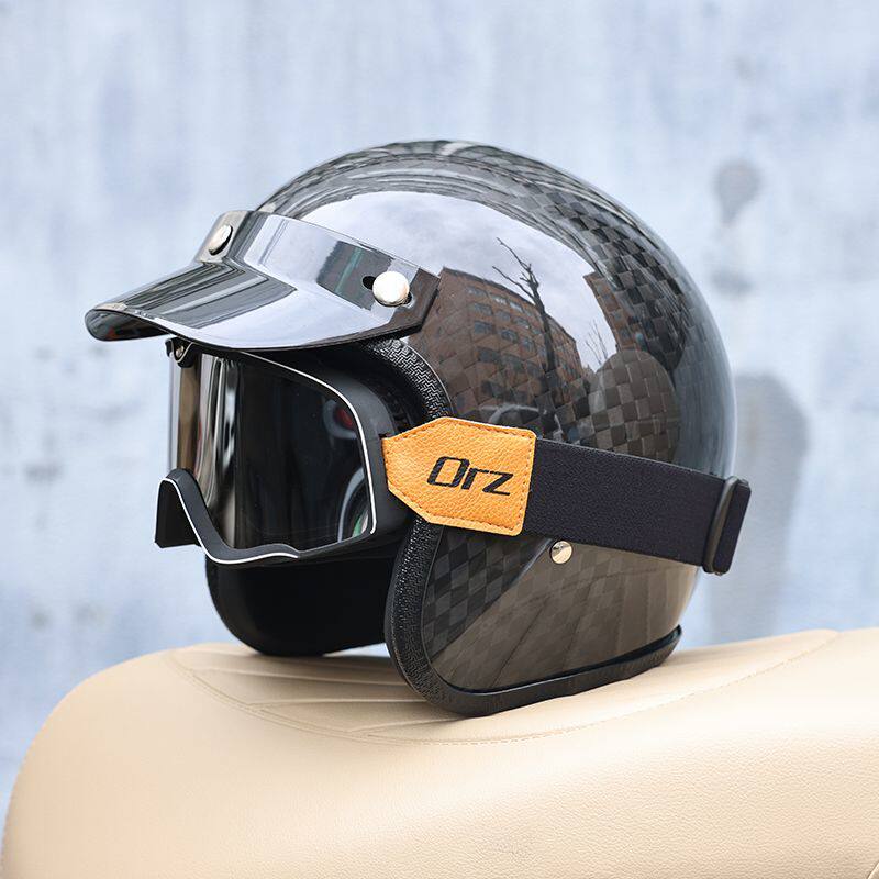 2026 Carbonfaser Vintage Motor – Carbon Fiber Lightweight Motorcycle Helmet Bewertung und Preis