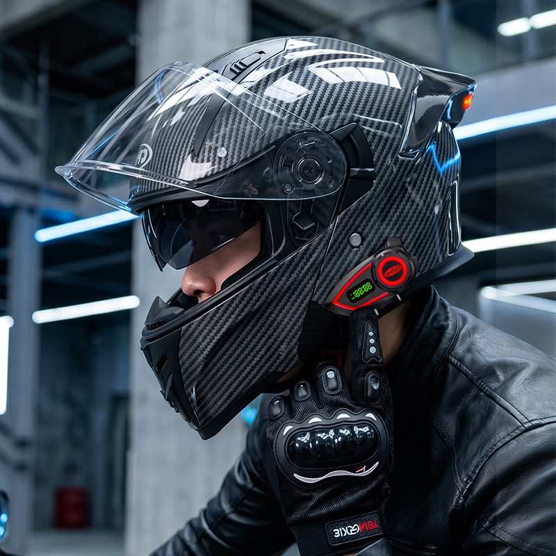ABS-Material Motorradhelme Dop – Modular Flip Up Motorcycle Helmet Dot Approved Bewertung und Preis